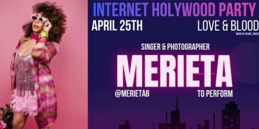 Singer Merieta to perform at the Internet Hollywood Show in Hamden, CT on April 25th!